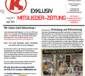 EXKLUSIV-Mitgliederzeitung Nr. 5 per Sept.2023